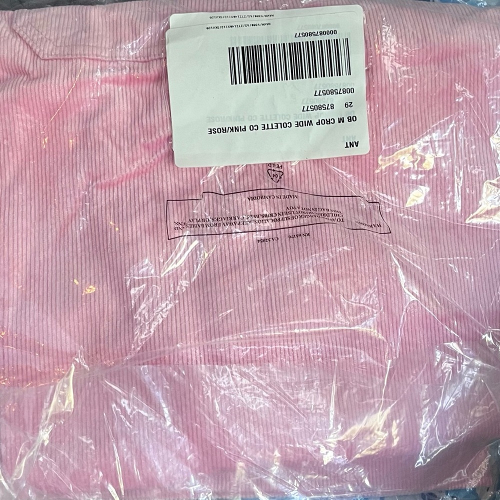 NWT Anthropologie Maeve The Colette Cropped Wide-Leg Corduroy Pants - Picture 12 of 14